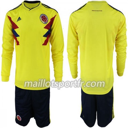 Maillot de Foot Colombie Enfant Domicile Coupe du monde 2018 ML